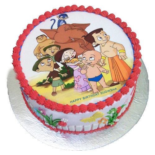 Chota Bheem Birthday Cakes | Chota Bheem Photo Cakes | Order Now