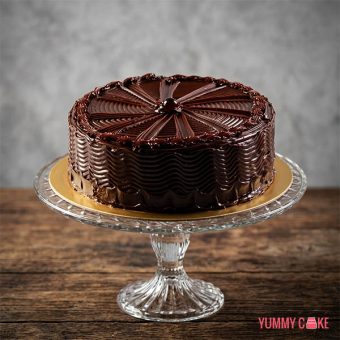 Dark Chocolate Truffle Cake