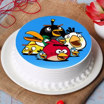 angry bird cake