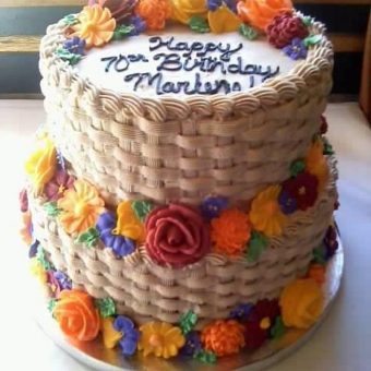 basket cake design