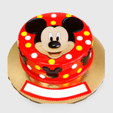 mickey mouse birthday cake fondant
