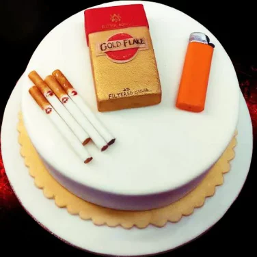 cigarette cake design