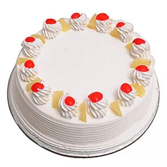 1 kg eggless pineapple cake online