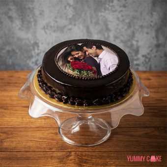 Beautiful Couple Photo Cake