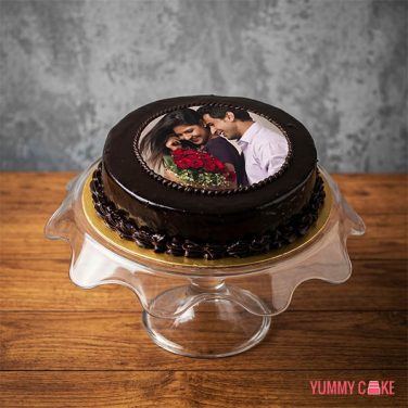 Beautiful Couple Photo Cake