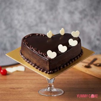 Heartfelt Chocolate Embrace Cake