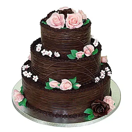 3 tier anniversary celebration cake