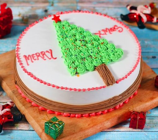 christmas celebrations cake