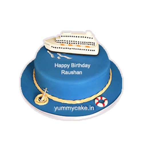 luxury ship cake online