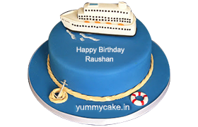 Luxury Ship Cake - Yummycake