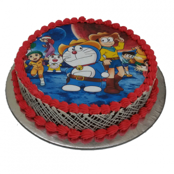 doraemon family cake