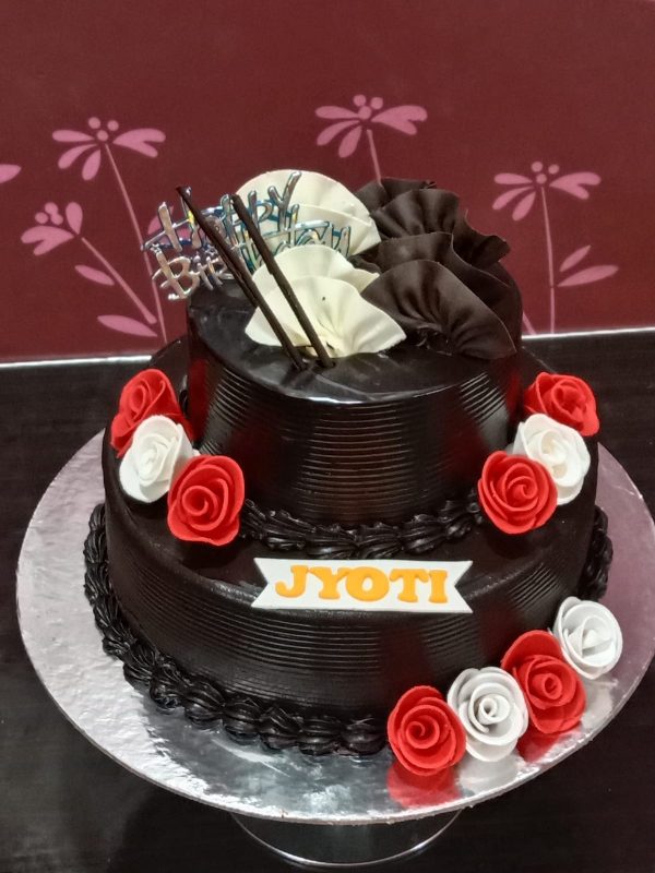 2 Tier Chocolate Birthday Cake