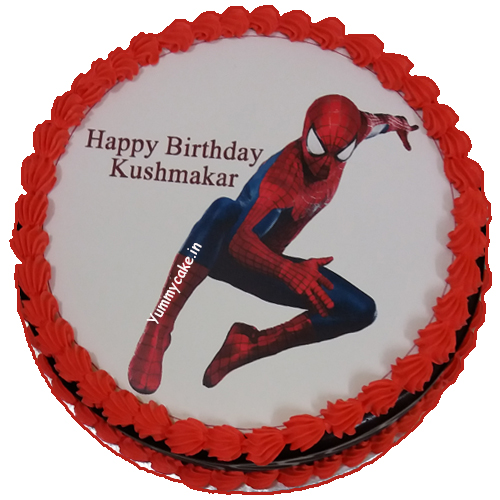 Spiderman Birthday Cake Online | Beautiful Design | YummyCake
