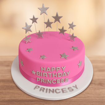 Star Themed Birthday Cake