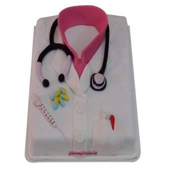 Doctor Lab Coat Cake | YummyCake