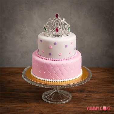 Crown Fondant Cake