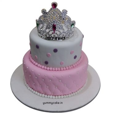 crown fondant cake online