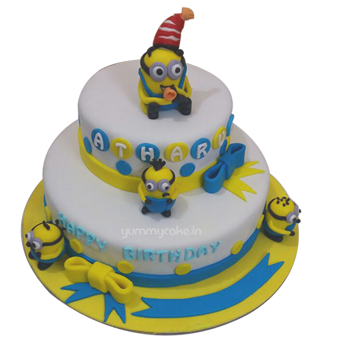 Minions Themed Celebration Cake – EL&N London