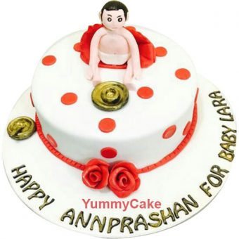 aannaprashan ceremony cake