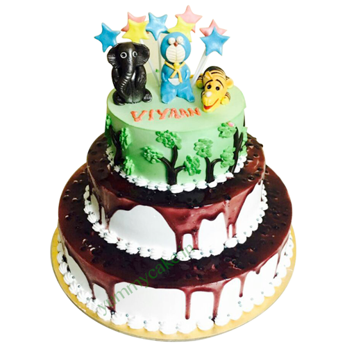 Pokemon Kids Fondant Cake Delivery In Delhi NCR