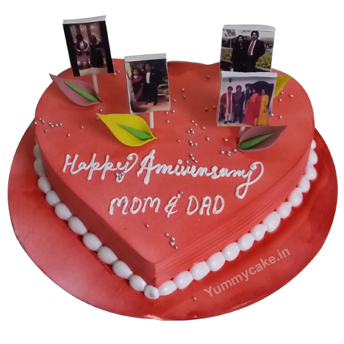 Aboutme Happy 25th Anniversary Mom And Dad Cake