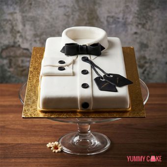 White Shirt Theme Cake