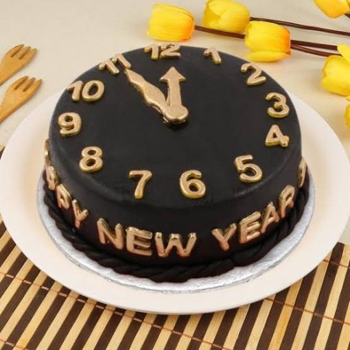 new year countdown cake