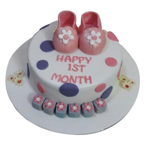 Baby Girl First Birthday Cake Online Low Price Yummycake