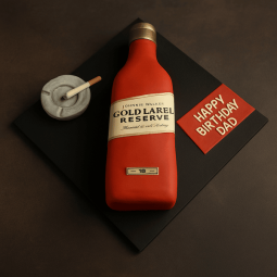 gold label reserve whiskey cake