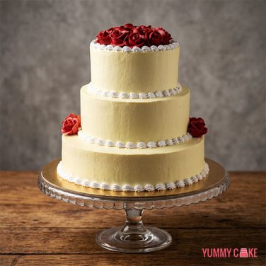 3 Tier Wedding Cake