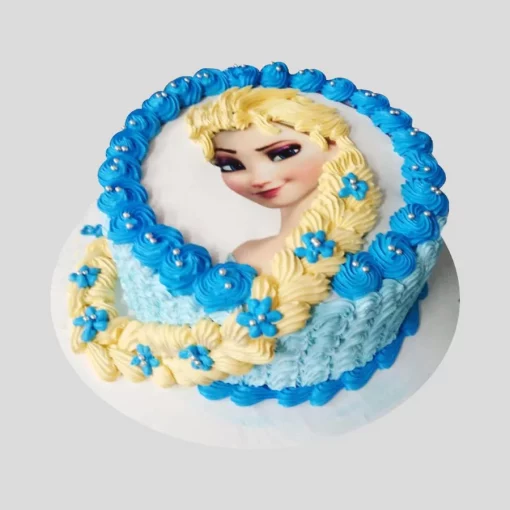 frozen elsa cake with photo