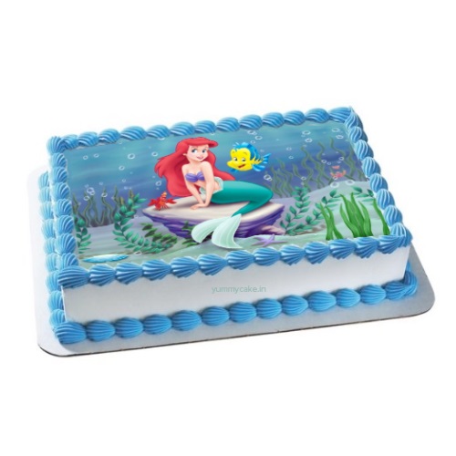 Birthday cake and gift for little girls - Mermaid cake - Cartoon Shape Cakes  - Cake from Coopers