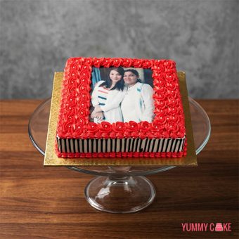18th Birthday Photo Cake