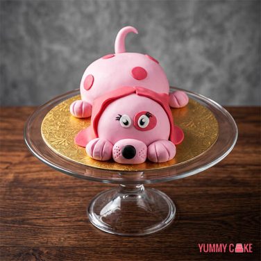 Dog Design Cake