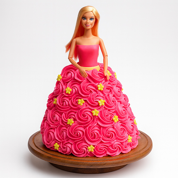 Barbie Doll Birthday Cake at Best Price In India YummyCake