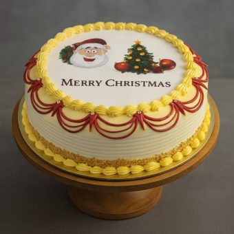 Christmas themed cake