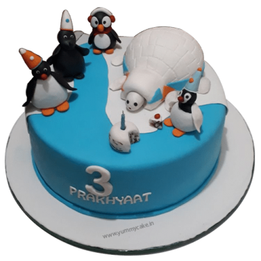 Penguin cake for birthday online