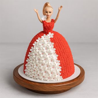Princess Petal Gown Cake