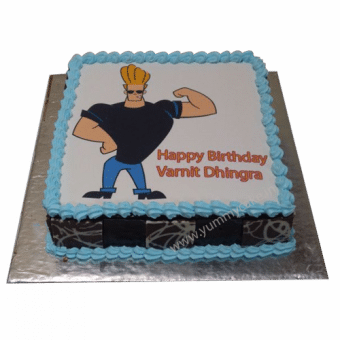 johnny bravo birthday cake online