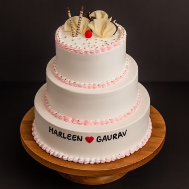 3 Tier Anniversary Cake