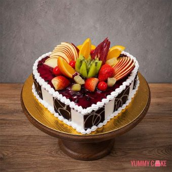 Heart Shaped Fruit Delight