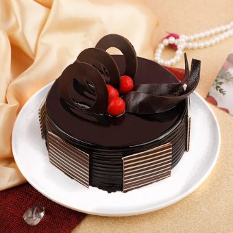 chocolate cake with cherry