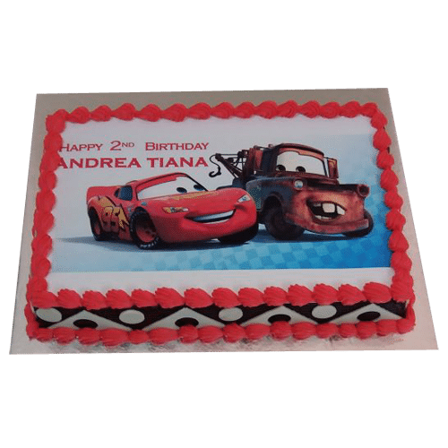 Mc Queen Car cake – Kukkr