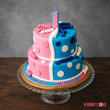 Twins Birthday Cake