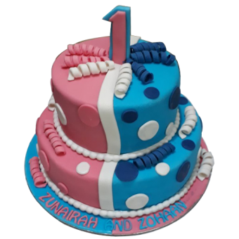 twins birthday cake online