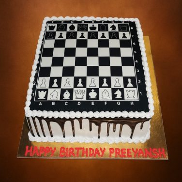 Chess Themed Cake