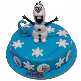 olaf birthday cake online