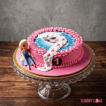 Elsa and Anna Cake