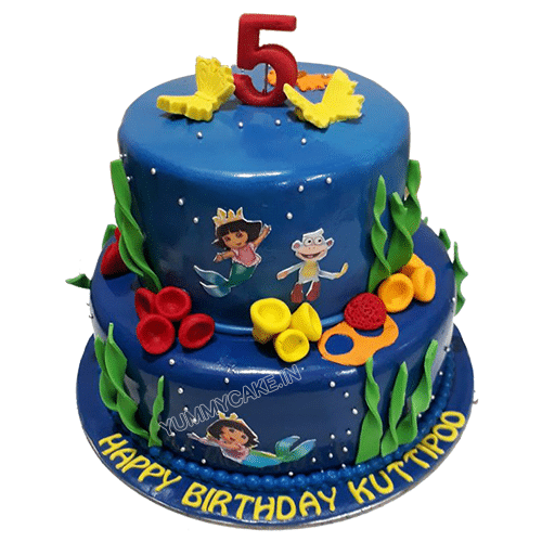 27+ Marvelous Photo of Dora Birthday Cakes - entitlementtrap.com | Dora cake,  Cool birthday cakes, Dora birthday cake