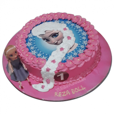 elsa and anna cake online for birthday